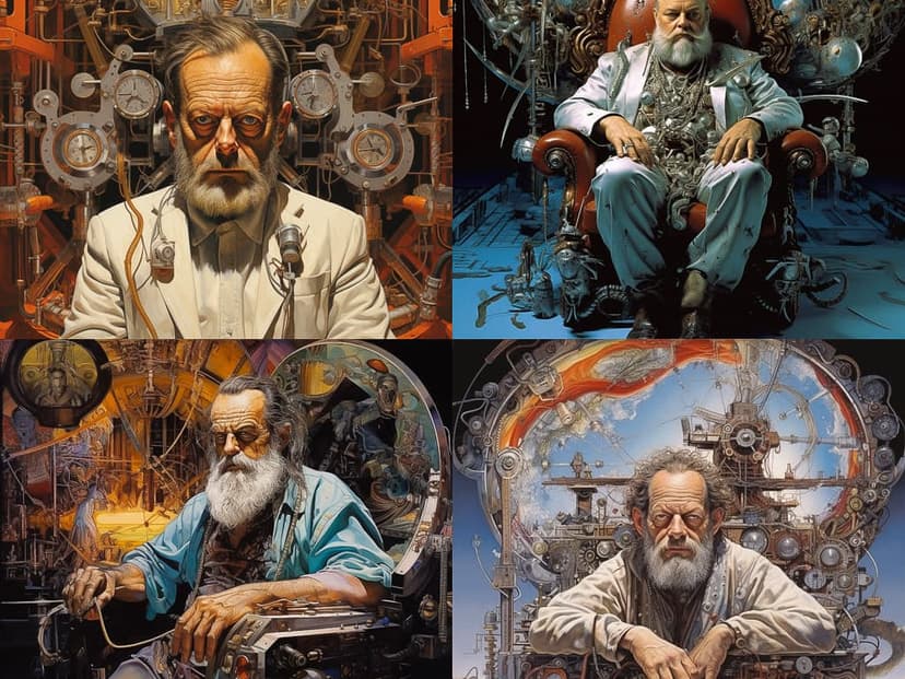 Futuristic Steampunk Surrealism