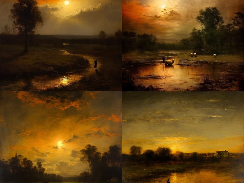 Romantic Landscape Painting