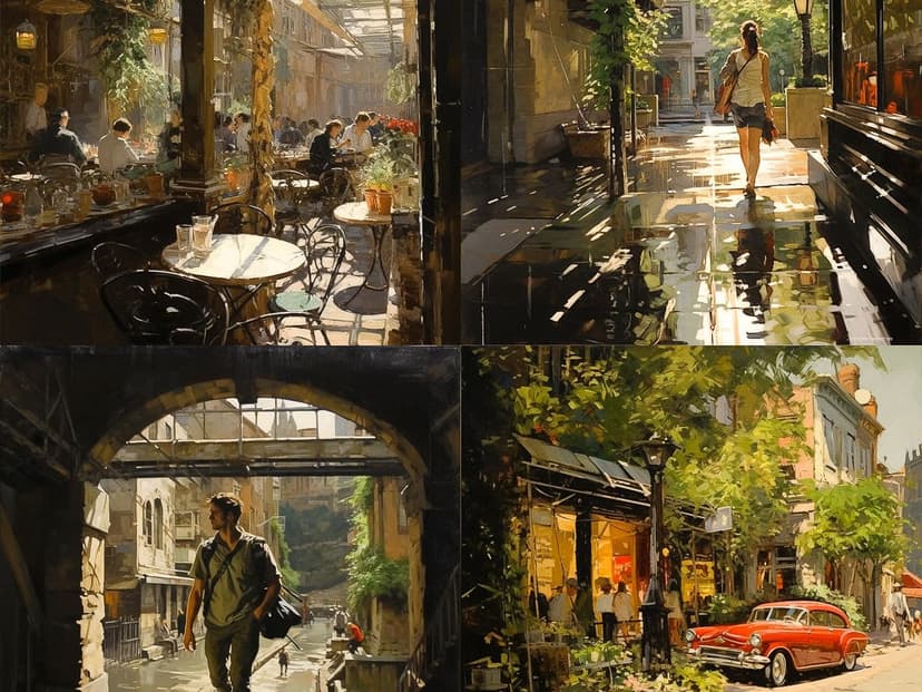 Impressionistic Urban Realism