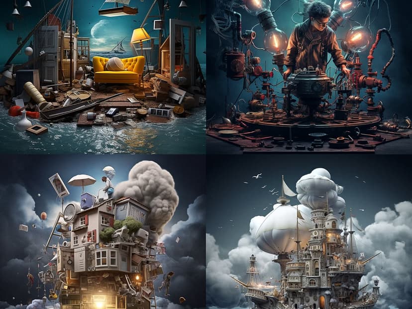 Surreal Fantasy Collage