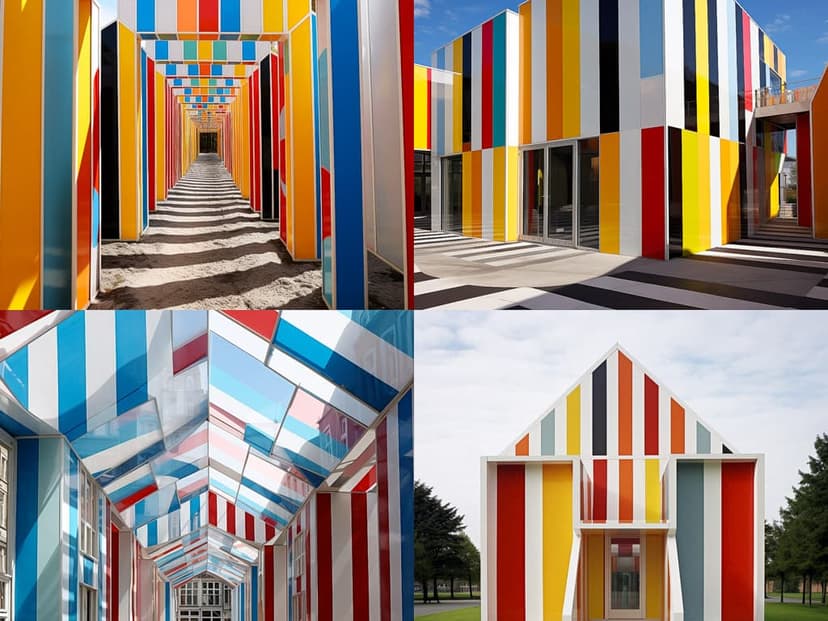 Colorful Geometric Modernism