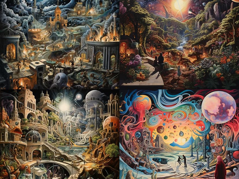 Surreal Cosmic Fantasy