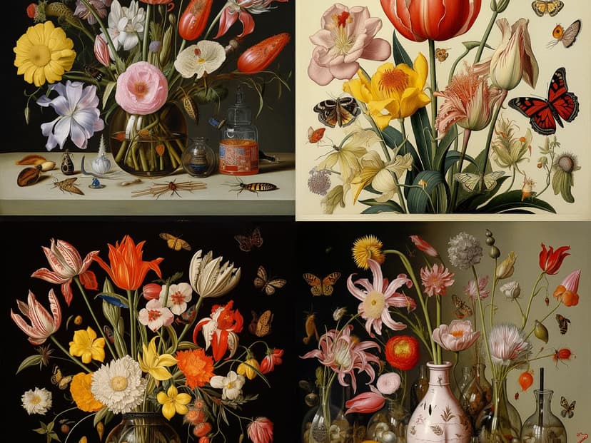 Baroque Floral Still Life