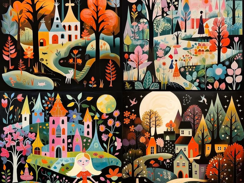 Whimsical Folk Art