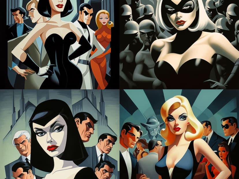 Noir Comic Art
