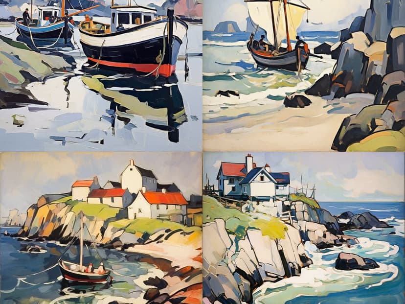Impressionistic Coastal