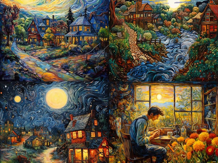 Van Gogh-inspired