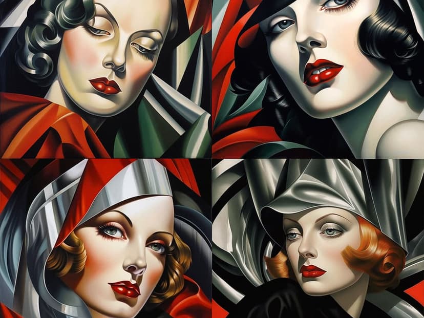 Art Deco Portraiture