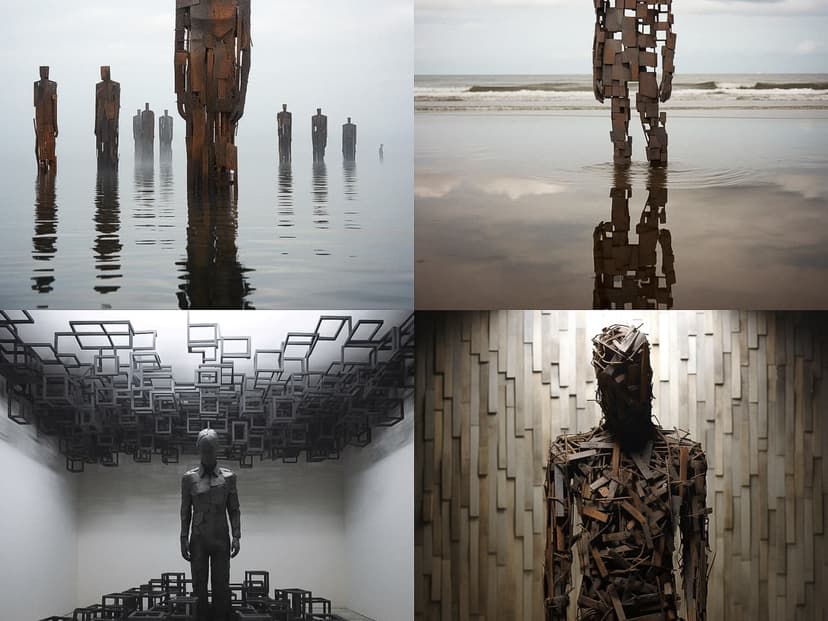 abstract geometric sculpture