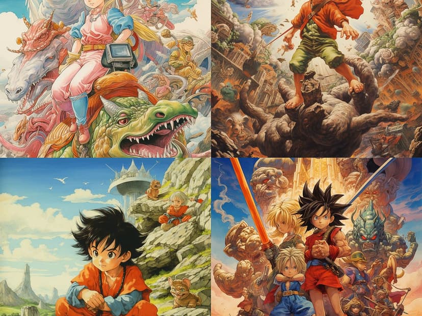 Vibrant Manga Illustration