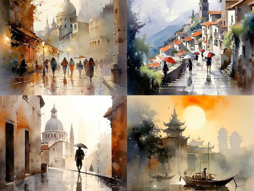 Watercolor Impressionism