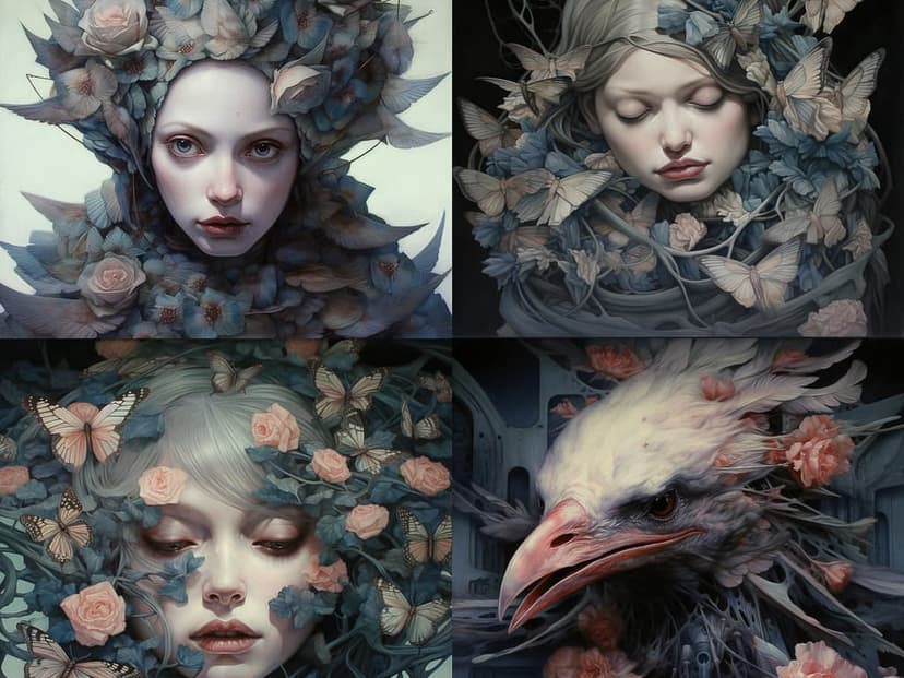 Surreal Floral Portraiture