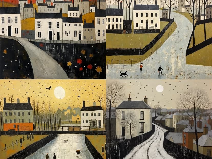 Folk Art Landscape