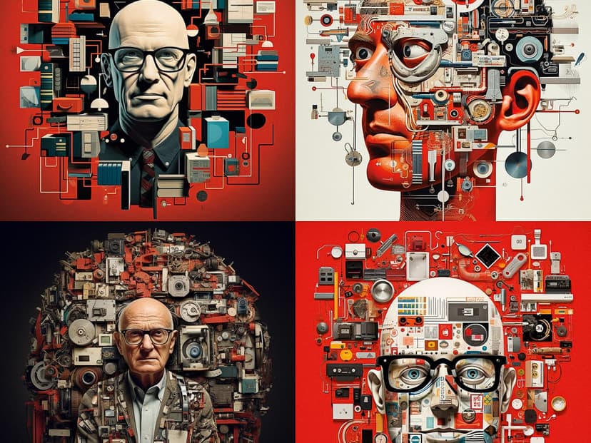Techno-Futurist Collage