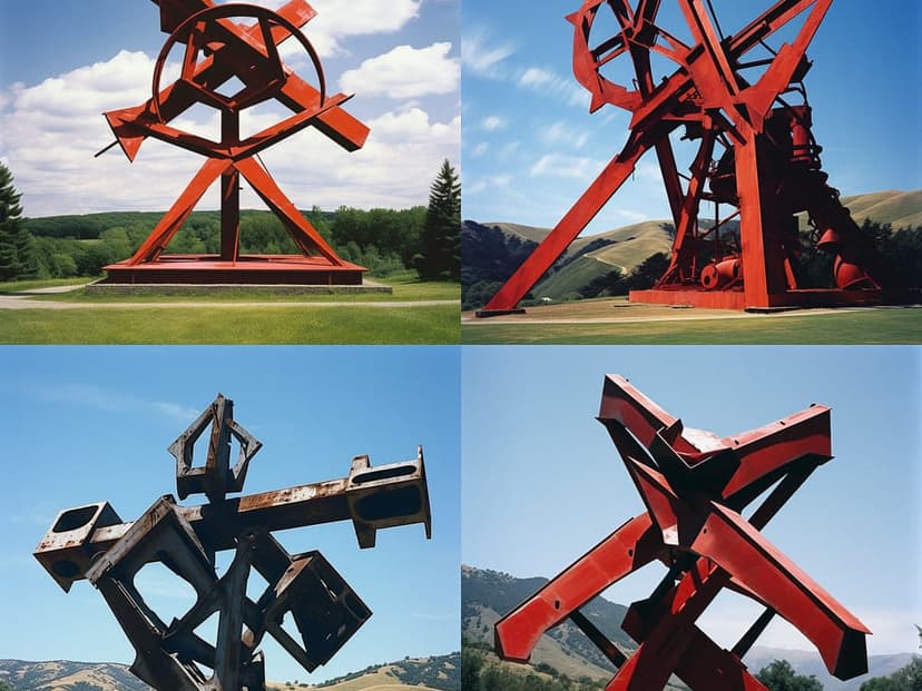 Modern Industrial Sculpture