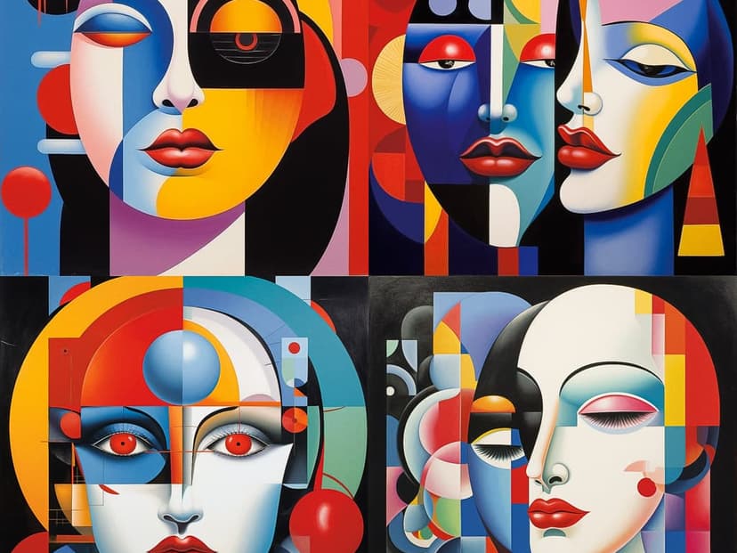 Cubist Pop Art