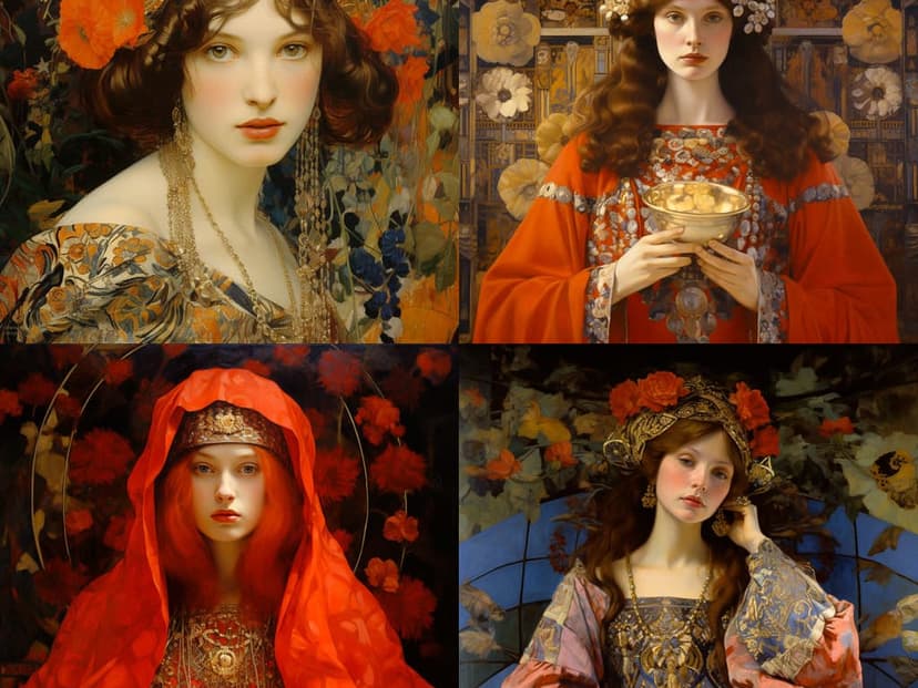 Art Nouveau Portraiture