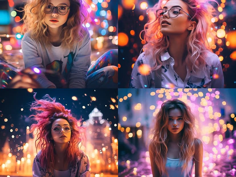 Vibrant Bokeh Portraiture