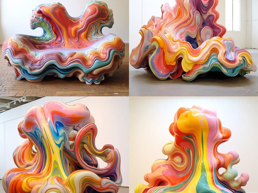Psychedelic Fluid Forms
