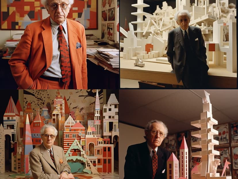 Modern Architectural Collage