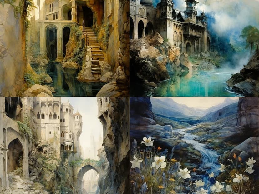 Fantasy Architectural Landscape