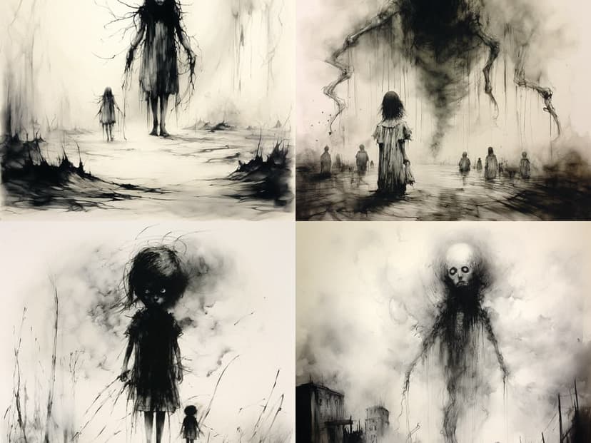 haunting sketch