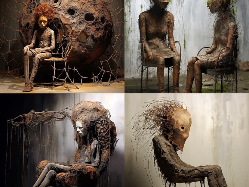 Surreal Organic Sculpture