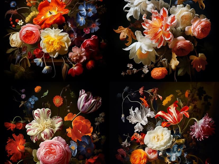 Baroque Floral Still Life