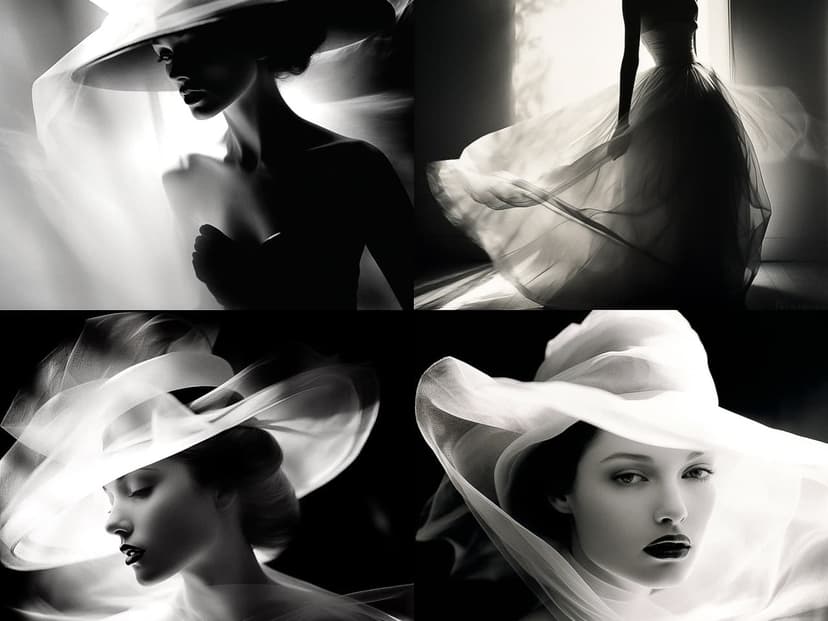 Ethereal Black and White