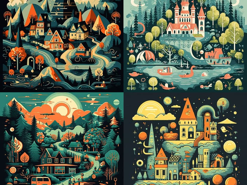 Whimsical Folk Art