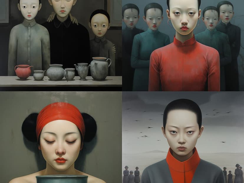 Surreal Minimalist Portraiture