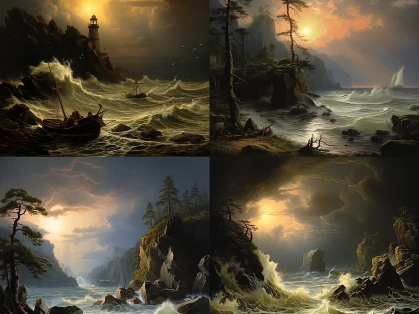 Romantic Seascape