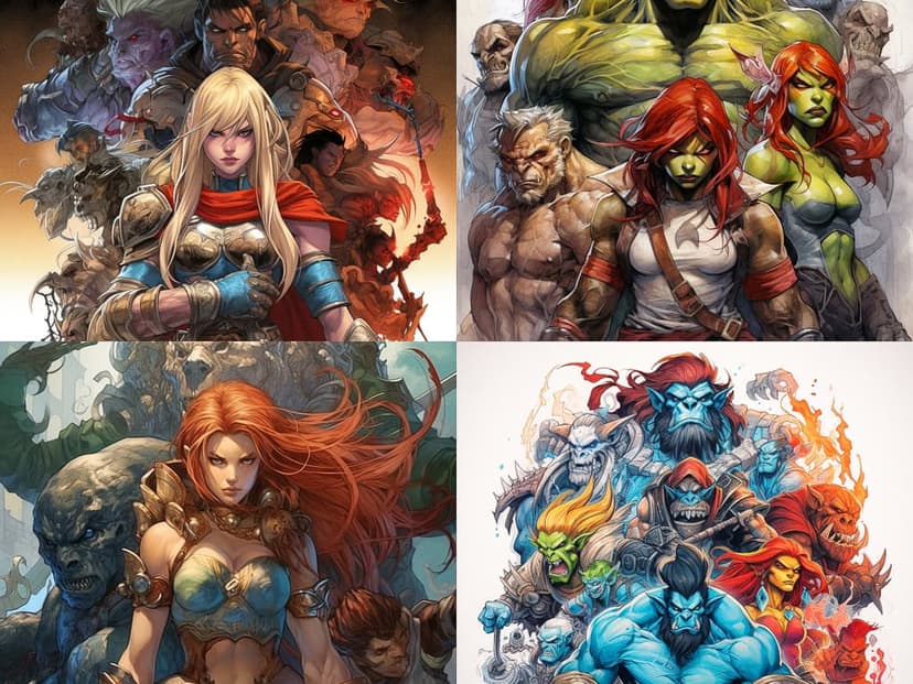 Dynamic Comic Art