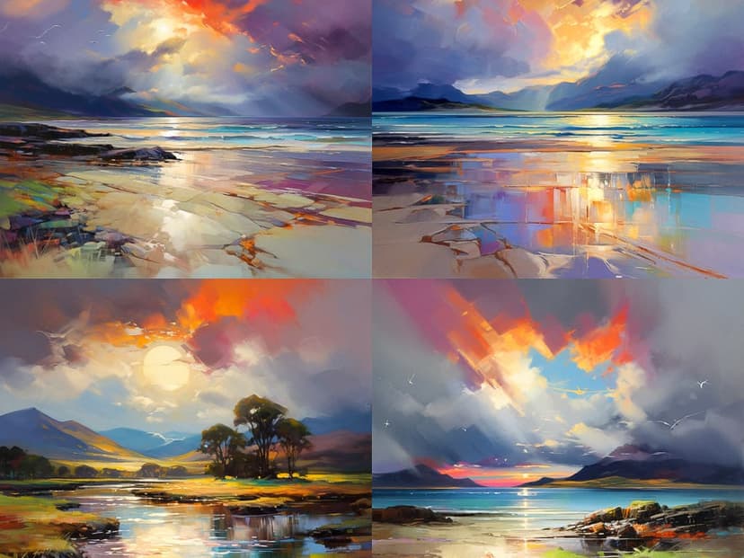 Impressionistic Landscape