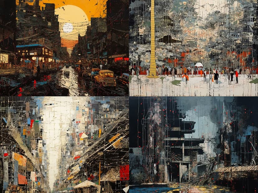Abstract Urban Impressionism