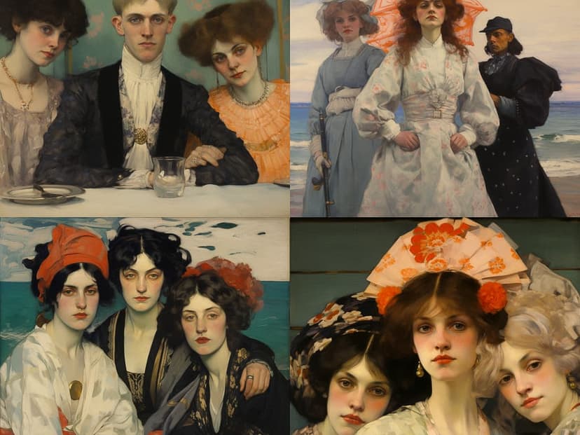 Art Nouveau Portraiture