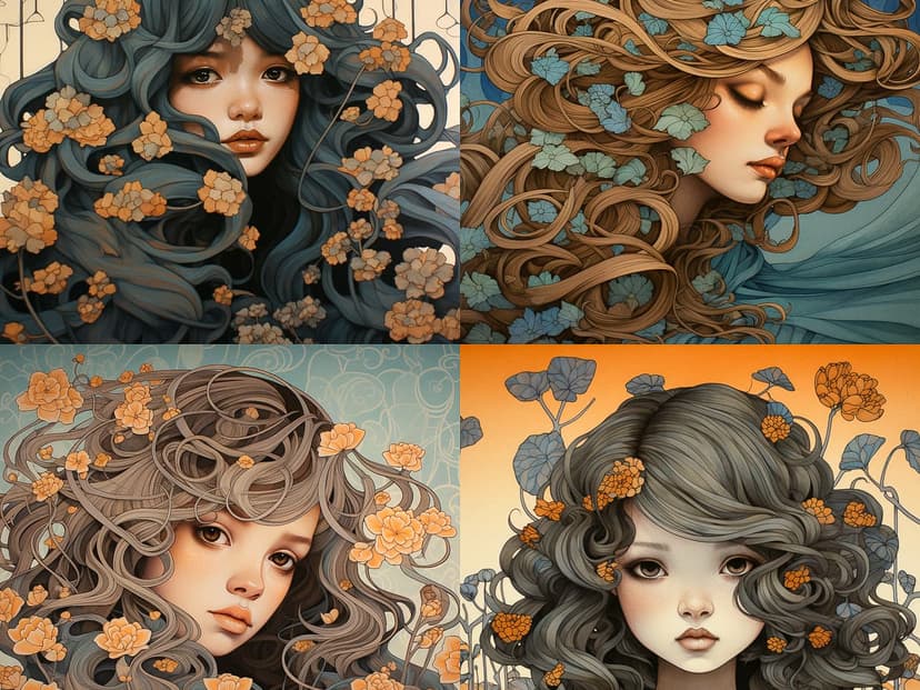 Art Nouveau Portrait