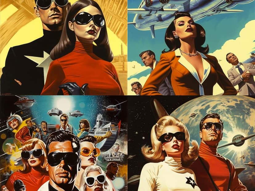 Retro Futuristic Comic