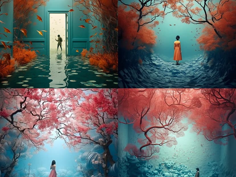 surreal dreamscape