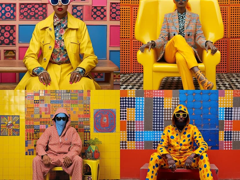 Vibrant Geometric Pop