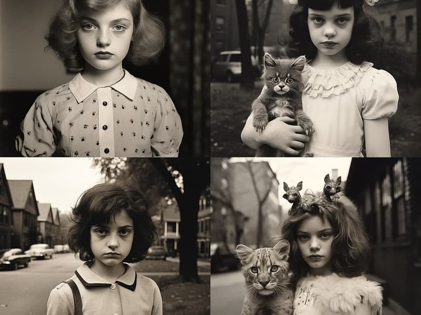 Vintage Monochrome Portrait