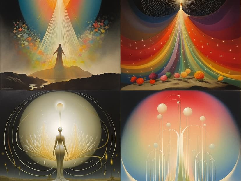 Surreal Cosmic Abstraction