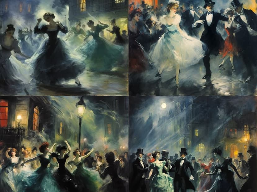 Impressionist Ball Scene
