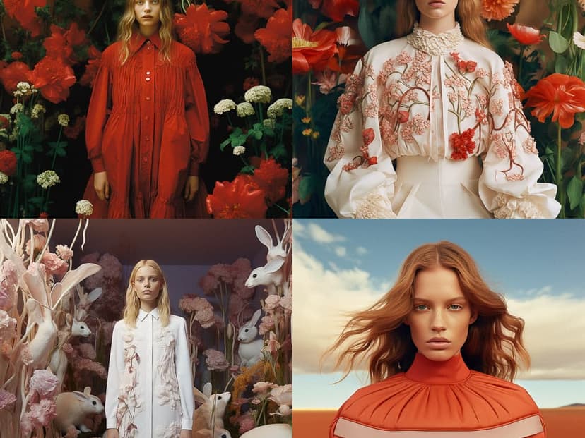 Surreal Floral Fashion