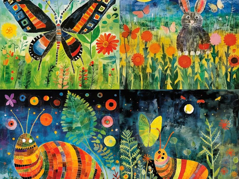Vibrant Collage Art