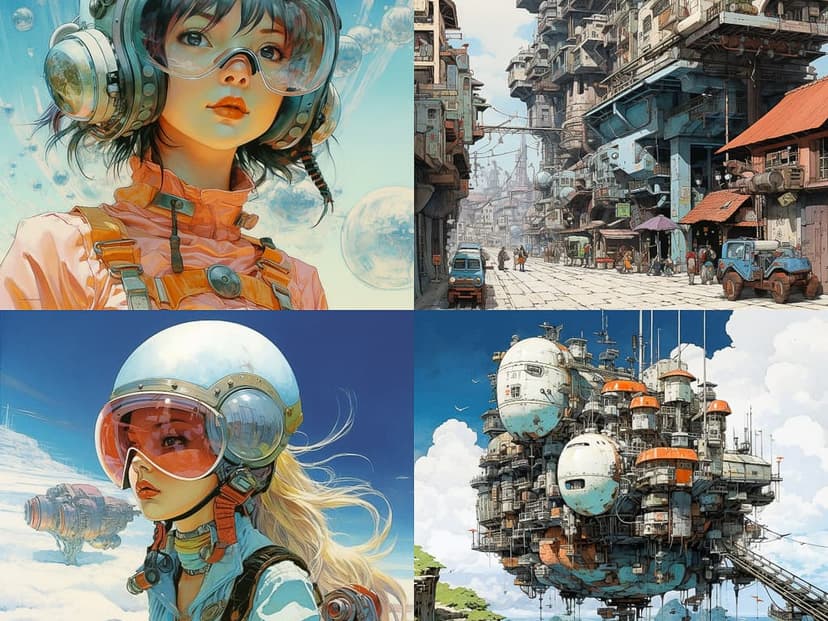 Futuristic Retro-Fantasy