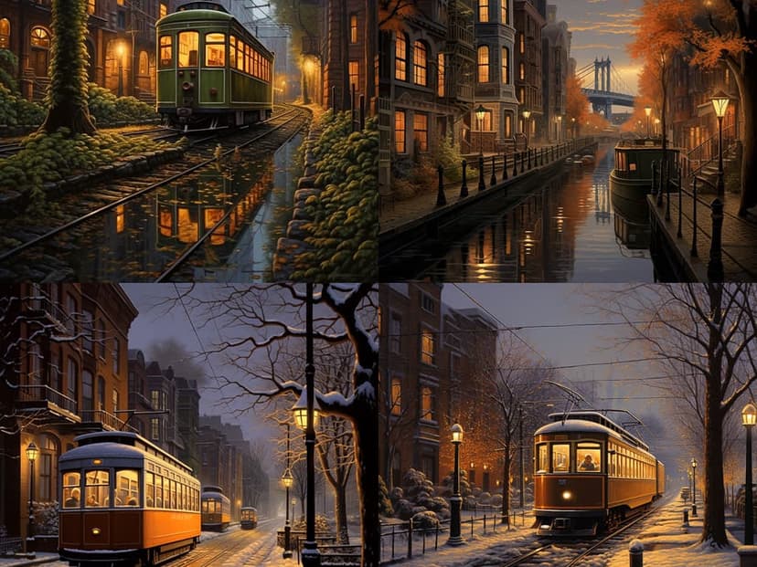 Realistic Autumn and Winter