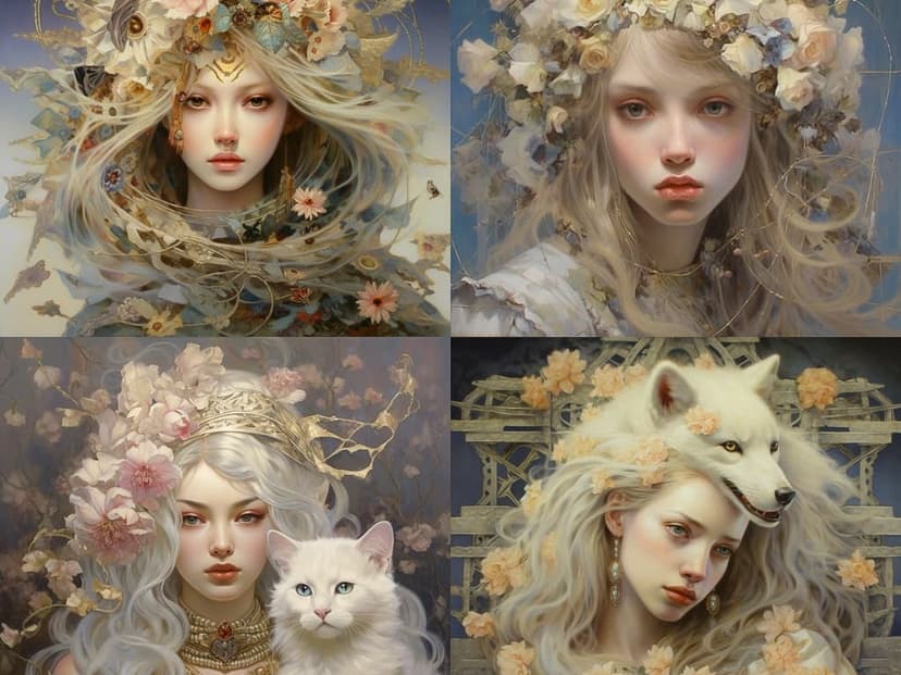Dreamlike Floral Portraiture