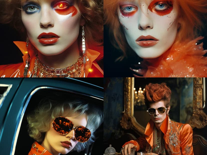 Glam Rock Aesthetic
