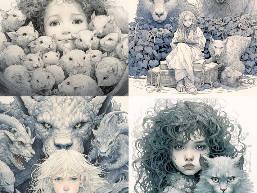 Intricate Sketch Art